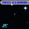 2MASS J11160600+0005002