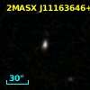 2MASX J11163646+0004120