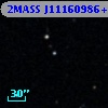 2MASS J11160986+0003183