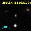 2MASX J11163179+0003110