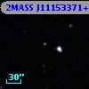 2MASS J11153371+0003162