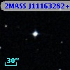 2MASS J11163282+0000252