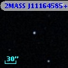 2MASS J11164585+0002593