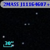 2MASS J11164607+0001067