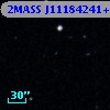 2MASS J11184241+0006302