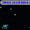 2MASS J11181664+0013002