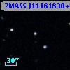 2MASS J11181830+0013336