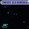 2MASS J11180564+0013488