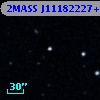 2MASS J11182227+0013435