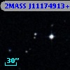 2MASS J11174913+0015044