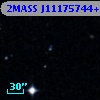 2MASS J11175744+0016241