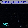 2MASS J11181777+0007396