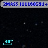 2MASS J11180591+0007477