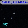 2MASS J11174909+0008188