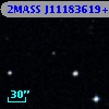 2MASS J11183619+0003021