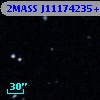 2MASS J11174235+0001540