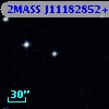 2MASS J11182852+0001324