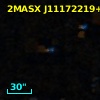 2MASX J11172219+0001169
