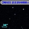2MASS J11184480+0001595