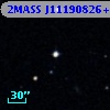 2MASS J11190826+0001361