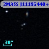 2MASS J11185440+0000465