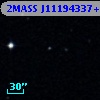 2MASS J11194337+0006416