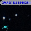 2MASS J11194828+0006468
