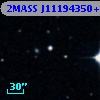 2MASS J11194350+0013481