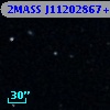 2MASS J11202867+0013546