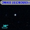 2MASS J11202683+0007589