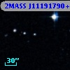 2MASS J11191790+0010581