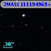 2MASS J11194969+0001291
