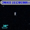 2MASS J11205908+0002427