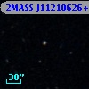 2MASS J11210626+0001256