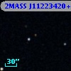 2MASS J11223420+0011286