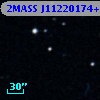 2MASS J11220174+0014215