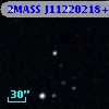 2MASS J11220218+0016032