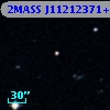 2MASS J11212371+0008268