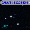 2MASS J11221834+0008441