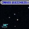 2MASS J11224125+0010369