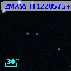 2MASS J11220575+0005010