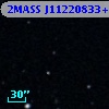 2MASS J11220833+0002057