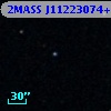 2MASS J11223074+0001546