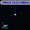 2MASS J11224964+0000289