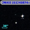 2MASS J11241074+0004390