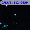 2MASS J11240690+0002548