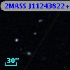 2MASS J11243822+0005176