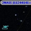 2MASS J11244141+0005003