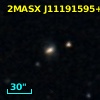 2MASX J11191595+0032412