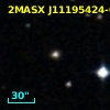 2MASX J11195424-0033203